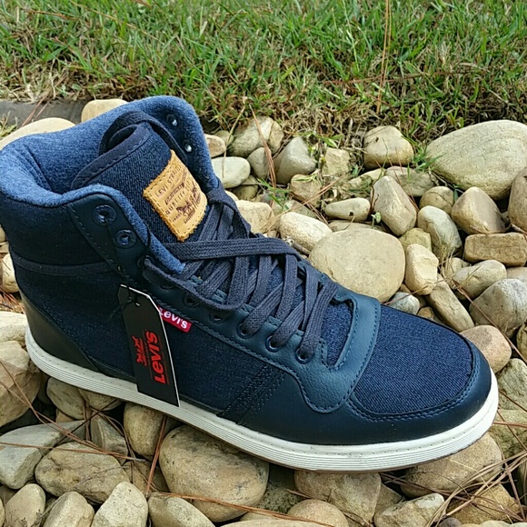 levi's men's denim sneakers